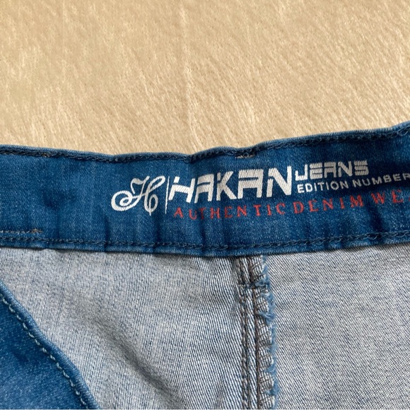 HAKAN JEANS EDITION NUMBER AUTENTENTIC DENIM WE SUPER HIGH WAIST JEANS S… - Picture 10 of 14